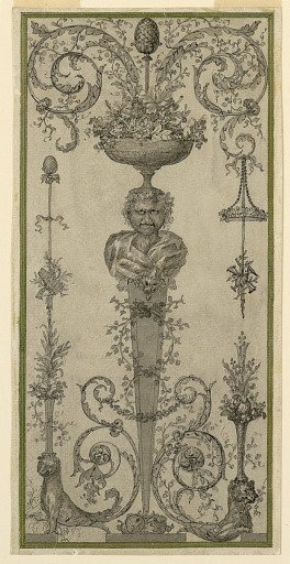 Arabesque Design for a Panel