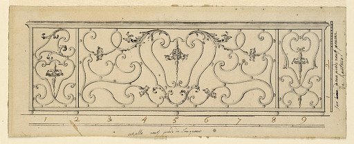 Design for a Wrought Iron Balcony