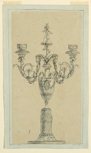 Project for a candelabrum