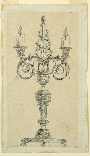 Project for a candelabrum
