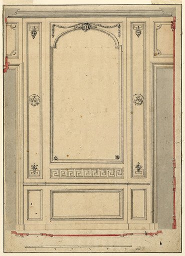 Design for a Wainscotted Wall Panel