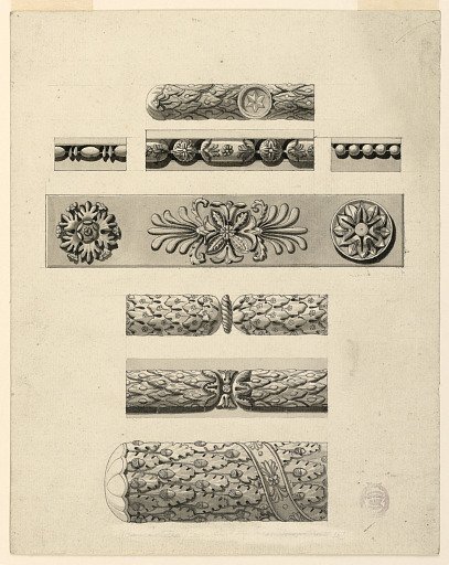 Eight Designs for Decorated Mouldings