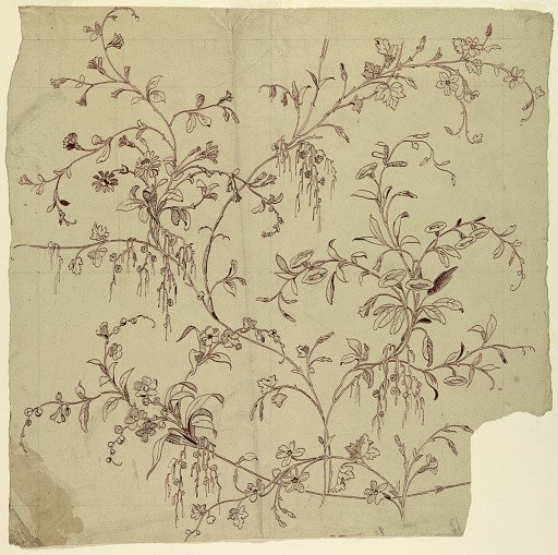 Design for a Woven or Printed Fabric or Wallpaper