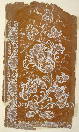 Design for the Corner Motif of a Woven Fabric
