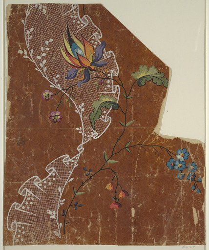 Design for an Embroidered or Woven Fabric