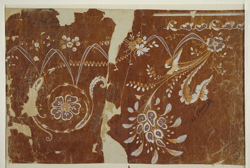 Design for an Emrboidered or Woven Horizontal Border
