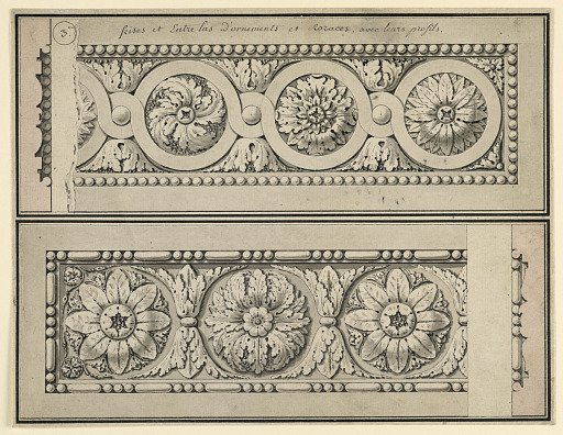Design for two friezes