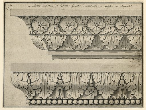 Design for two entablatures