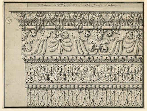 Design for an architrave