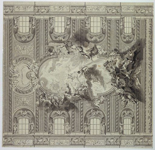 Ceiling of the Church of the Gesù, Rome, Italy
