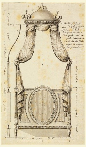 Design for a Bed in the Polish Style