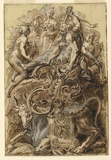 Design for Illuminated Initial "F"