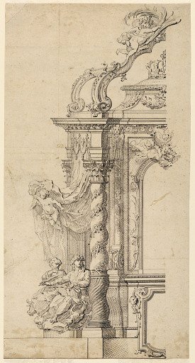 Design for Elevation of an Altar Retable
