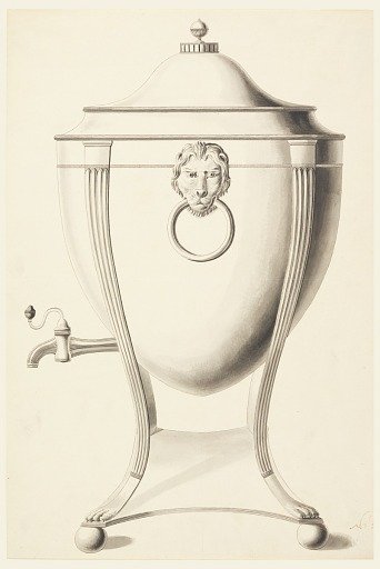 Design for a Silver Coffee Urn