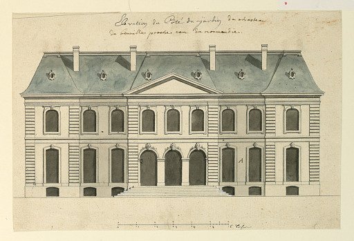 The Rear Elevation of a Villa in Benoille