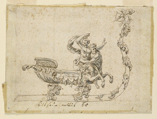 Design for a Salt Cellar in the Shape of a Sleigh
