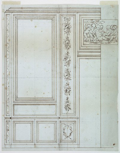 Design of a Wall with a Built-in Cabinet
