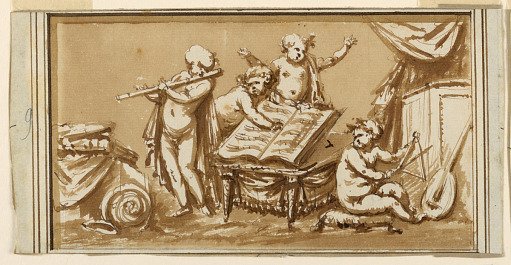 Design for a Frieze with the Allegory of Music