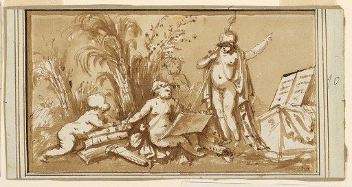 Design for a Frieze with the Allegory of Literature