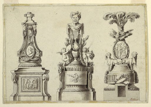 Designs for Three Pedestals