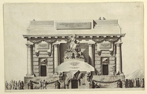 Design for Temple of Justice or Temple of Immortality