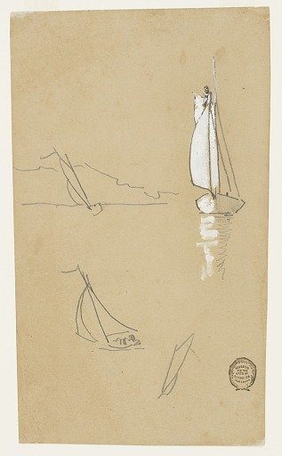 Four Sketches of Sloops