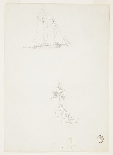 Schooner and Three Dinghies