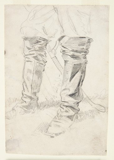 Study of Cavalry Officer's Boots
