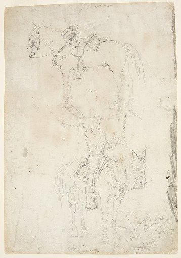 Two Horses, One Mounted