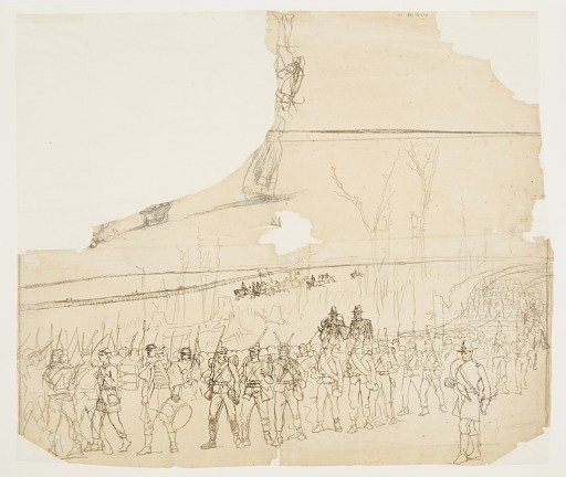 An Infantry Column on the March