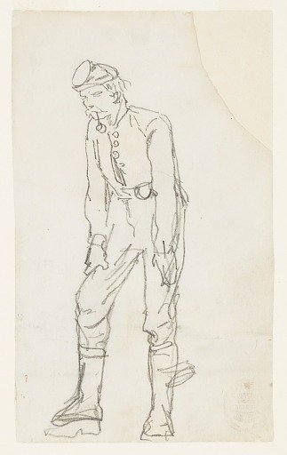 Soldier with Pipe in His Mouth