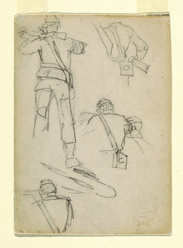Study of Soldiers Taking Aim