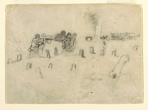 Stretcher Bearers Carrying a Soldier