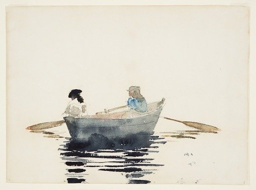 Two Girls in a Rowboat
