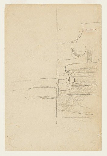 Sketch of Details of a Ship's Railing