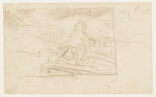 Man on Deck with Ship's Bell