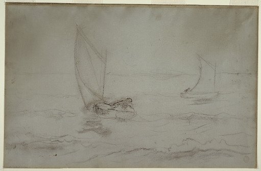 Two Sloops Sailing