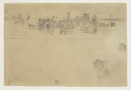 Groups of Women at Beach, Cullercoats, England