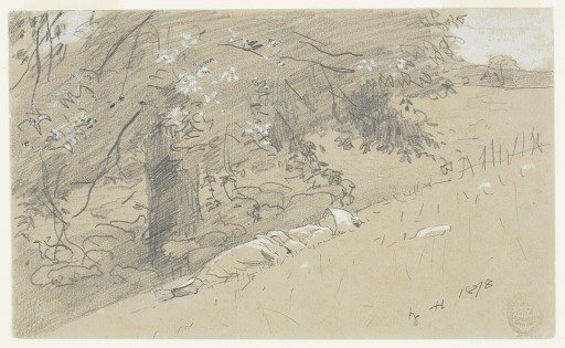 Shepherdess Resting Under a Tree