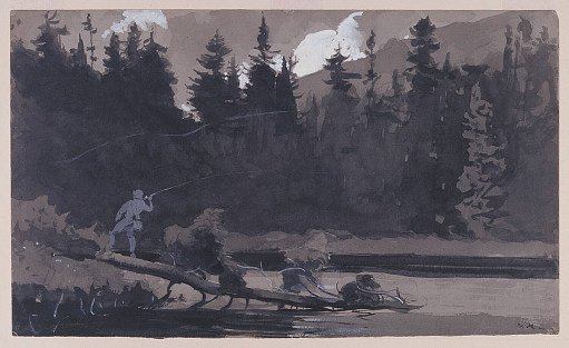 Fisherman in Quebec, Canada
