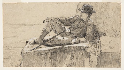 Mountain Climber Resting