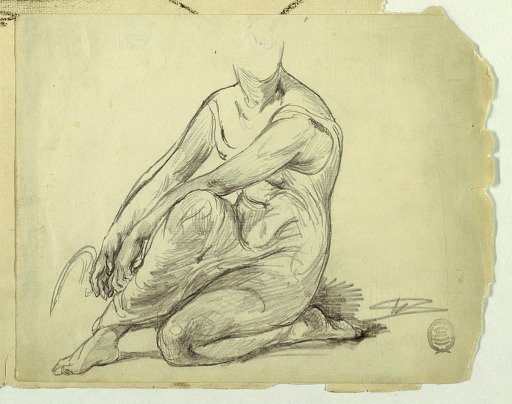 Kneeling Woman
