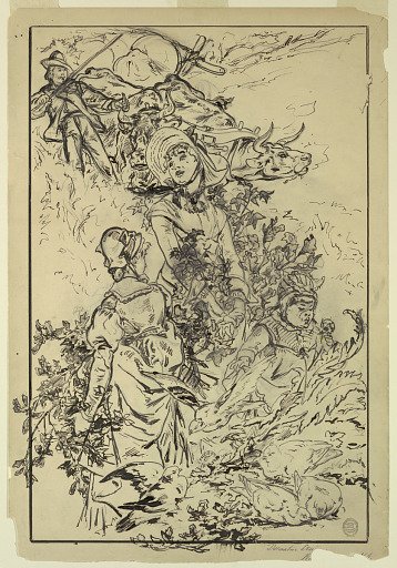 In the Mountains (Decorative Design)