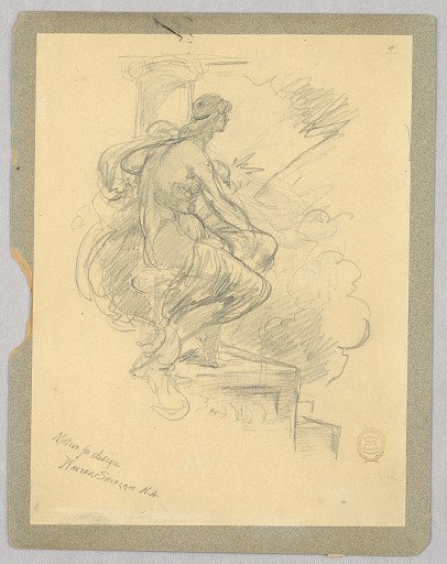 Seated Woman (Motif for Design)