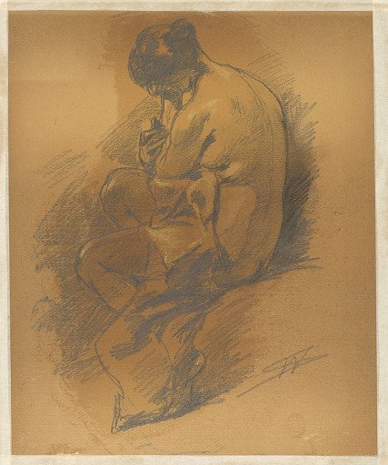 Nude Study of a Seated Woman