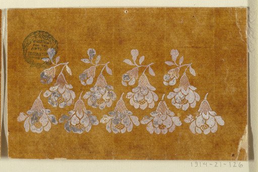 Design for an Embroidery or Woven Fabric of the "Fabrique de St. Ruf"
