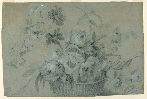 Design for a Flower Basket Motif
