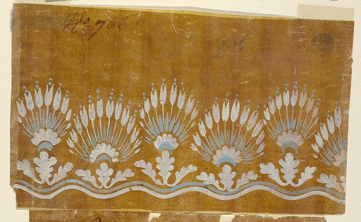 Design for an Embroidered or Woven Horizontal Border
