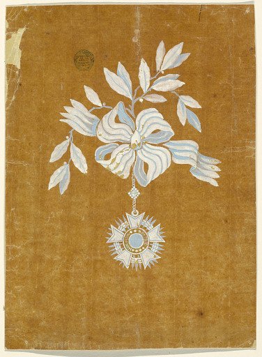 Design for an Embroidered or Woven Fabric of the "Fabrique de St. Ruf," Unfinished