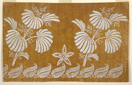 Design for an Embroidered or Woven Horizontal Border of the "Fabrique de St. Ruf"